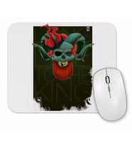 Skull Litch Branca Mouse Pad