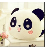 ÜçKol Ticaret Sevimli Panda Yastık (Siyah & Beyaz)
