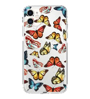 PrintiFy iPhone 11 ile Uyumlu Water Color 2  Kamera Korumalı Şeffaf  Kılıf