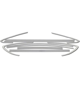 OPEL ASTRA J SEDAN UYUMLU CAM ÇITASI 12 PARÇA 2012-2016 PASLANMAZ KROM