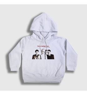Presmono Unisex Çocuk Beyaz Zombie The Cranberries Kapüşonlu Sweatshirt 174527tt