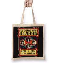 Led Zeppelin Banda Bez Çanta Uzun Saplı