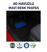 Volkswagen Caddy Hasırlı 4D Havuzlu Mavvi Oto Paspası