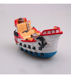 Korsan Teknesi 14 cm Hediyelik Dekoratif Süs