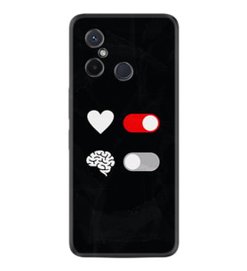 Xiaomi Redmi 12C Kılıf Silikon Desen Özel Seri Love Brain 1722