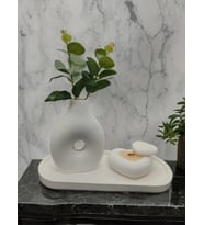Cottonova C37 Dekoratif Vazo ve Kalp Mumluk