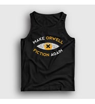 Presmono Unisex Siyah Make Orwell Fiction Again Atlet 533113tt