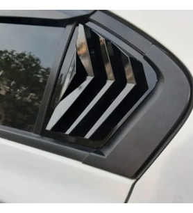 Honda Civic Fb7 Kebelek Cam Vizörü Parlak Siyah Plastik