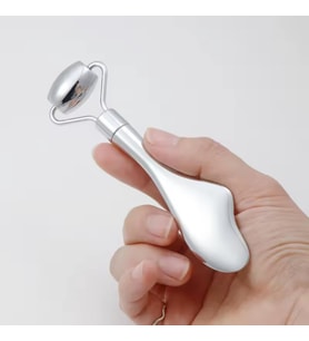 Metal Cilt Sıkılaştırıcı Face Yoga Gua Sha Rulosu Yüz Masaj Roller Model 4