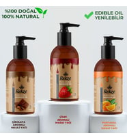Rekze Masaj Yagı Çikolata Çilek Portakal Yenilir Erotik Rahatlatıcılı Vücut Aromaterapi 120 ml