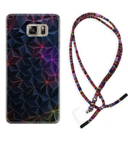 Samsung S7 Edge S20 Fe Plus Ultra S21 S22 Kılıf Boyun Asklı Rasta Silikon Renkli Prizmalar 1783