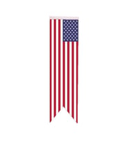 Masa Üstü Kırlangıç Amerika Bayrağı - 8x30cm Çift Taraflı Saten Kumaş