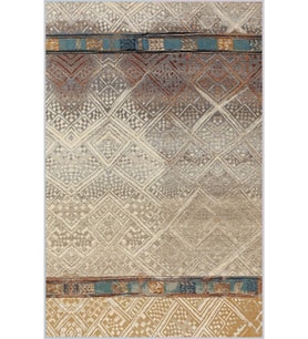 Eliana Home Baskılı, Yıkanabilir Kaymaz Taban Salon Halısı LNA1250 100x150 cm (Kahverengi)