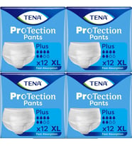 Tena ProTection Pants Plus Emici Külot Yetişkin Bezi XL - Ekstra Büyük - Extra Large 48 Adet