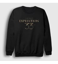 Presmono Unisex Siyah Logo Clair Obscur Expedition 33 Sweatshirt 543830tt