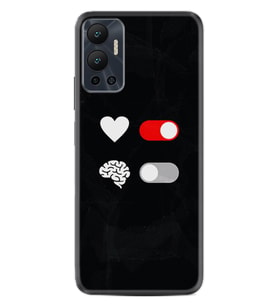 Infınix Hot 12 Kılıf Silikon Desen Özel Seri Love Brain 1722
