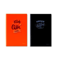 Enjoy 72 Yaprak Çizgili A4 Defter Spiralli Pp Kapak Karışık - 1 adet