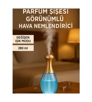 Renkli Parfüm Şişesi Hava Nemlendirici Buhar Makinesi, ferahlatıcı ve şık tasarım
