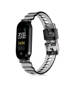 Xiaomi Mi Band 6 Uyumlu Kordon Şeffaf Renkli Transparan KRD-27 Kayış