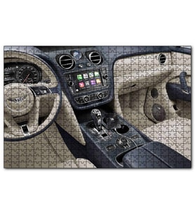 Cakapuzzle Bentley Bentayga Phev Kokpit  Puzzle Yapboz MDF (Ahşap) (120 Parça)