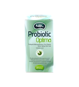 Probiotic Optima Probiyotik, Lif ve Vitamin İçeren Takviye Edici Gıda 30 Çiğneme Tableti