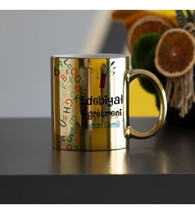 Edebiyat Öğretmeni Gold Kupa Bardak 002