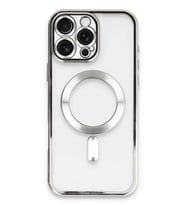 Newface Apple iPhone 16 Pro Max Kılıf Kross Magneticsafe Kapak - Gümüş