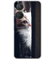 Vivo Y27 Kılıf HD Desen Baskılı Kılıf - Kedi Bakışı
