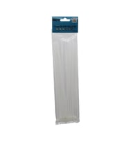 25PCS BEYAZ 3.6X250MM PLASTİK CIRT KELEPÇE (5680)
