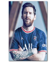 Cakatablo Messi PSG Forma Afiş MDF Tablo