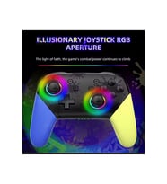 Switch Ns Pro Controller Uyumlu RGB Işıklı Gamepad – PC / Android / iOS S12 MODEL