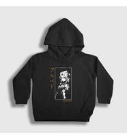 Presmono Unisex Çocuk Siyah Albedo Oyun Genshin Impact Kapüşonlu Sweatshirt 356238tt