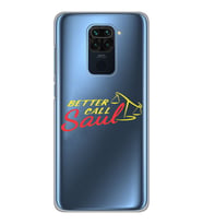 Xiaomi Redmi NOTE 9 Uyumlu Better Call Saul Tasarımlı Şeffaf Telefon Kılıfı