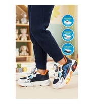 Cool Remy P Siyah Misina Bağcıklı Işıklı Erkek Çocuk Spor Ayakkabı