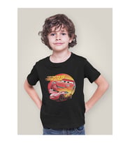 Şimşek Mcqueen Arabalar Baskılı Unisex Çizgi Film Çocuk Tişört (1-12 Yaş)