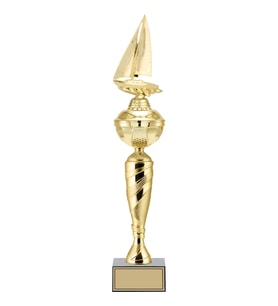 ODAK KUPA - Figürlü Kupalar - Yelken Figürlü Kupalar FG-075 B - 53 cm