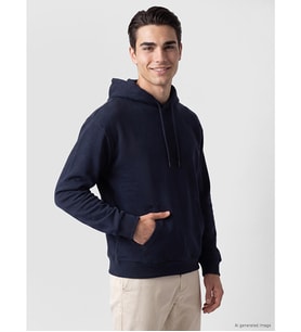LC WAIKIKI Lacivert Kanguru Cepli Erkek Hoodie