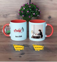 Avukat Kupa Bardak Turuncu Fotoğraflı Avukatlar Günü Hediyesi
