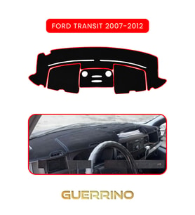 FORD Transit (2007-2012)TORPİDO KORUMA HALISI KIRMIZI KENAR