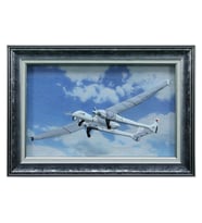 e38 EL İŞÇİLİĞİ KIRKYAMA TABLO AKSUNGUR SİHA 70x50 cm - 5997 (Karışık)