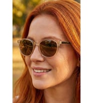 SUNSTOP Polarize Bal Rengi Kadın Güneş Gözlüğü 1337 C2054 - TR90 Esnek Dayanıklı Çerçeve