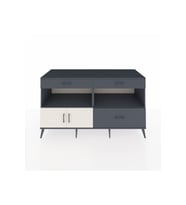 Kronos Konsol 2 Raflı 3 Çekmeceli 2 Kapaklı 176x59x99 Antrasit-Aytaşı/Antrasit
