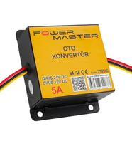 PowerMaster PM-7896 24-12 Volt 5 Amper Oto Konvertör Voltaj Düşürücü