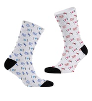 I Love You İsime Özel 2'li Çorap Seti