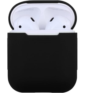 Apple AirPods 2/1 Nesil Uyumlu Kılıf Silicone Fit (Silikon) Black