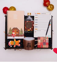 Yılbaşı Hediye Seti& Defter, Planlayıcı, Kalem,  Fincan, Fincan Altı, Magnet