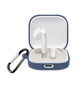 Microsonic Xiaomi Redmi Buds 6 Kılıf Askılı Mat Silikon Lacivert (Lacivert)