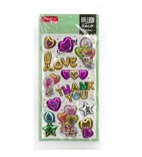TANEX TNX-26006 BALON PUFFY ETİKET SERİ 6 - 1 ADET