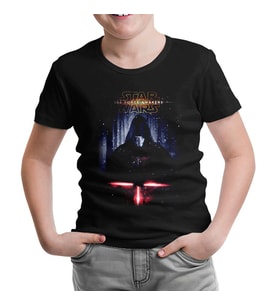 Star Wars - The Force Awakens 9 Siyah Çocuk Tshirt