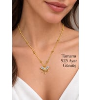 Tamamı 925 Ayar Gümüş Dorikalı Yusufcuk Kolye Hediyelik Kdın Kolye